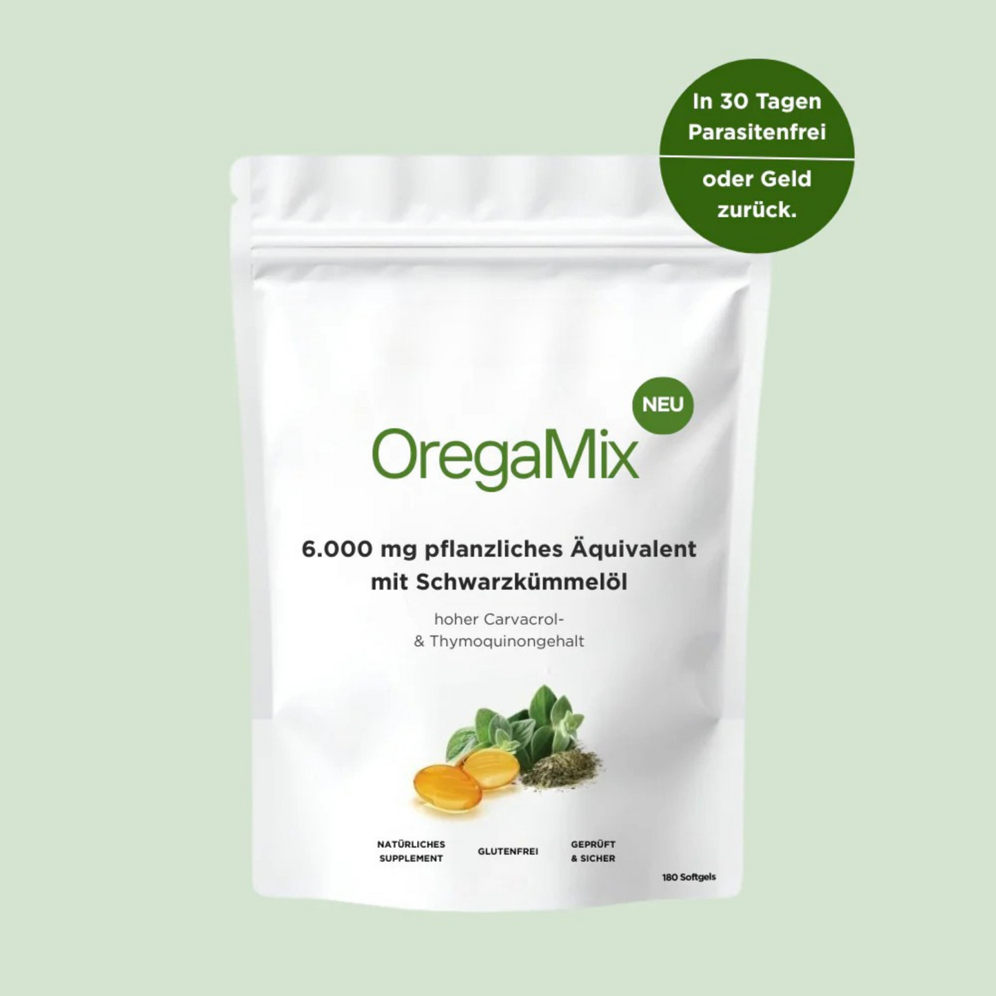 OregaMix - 2in1 Ölkomplex aus Oregano & Schwarzkümmel