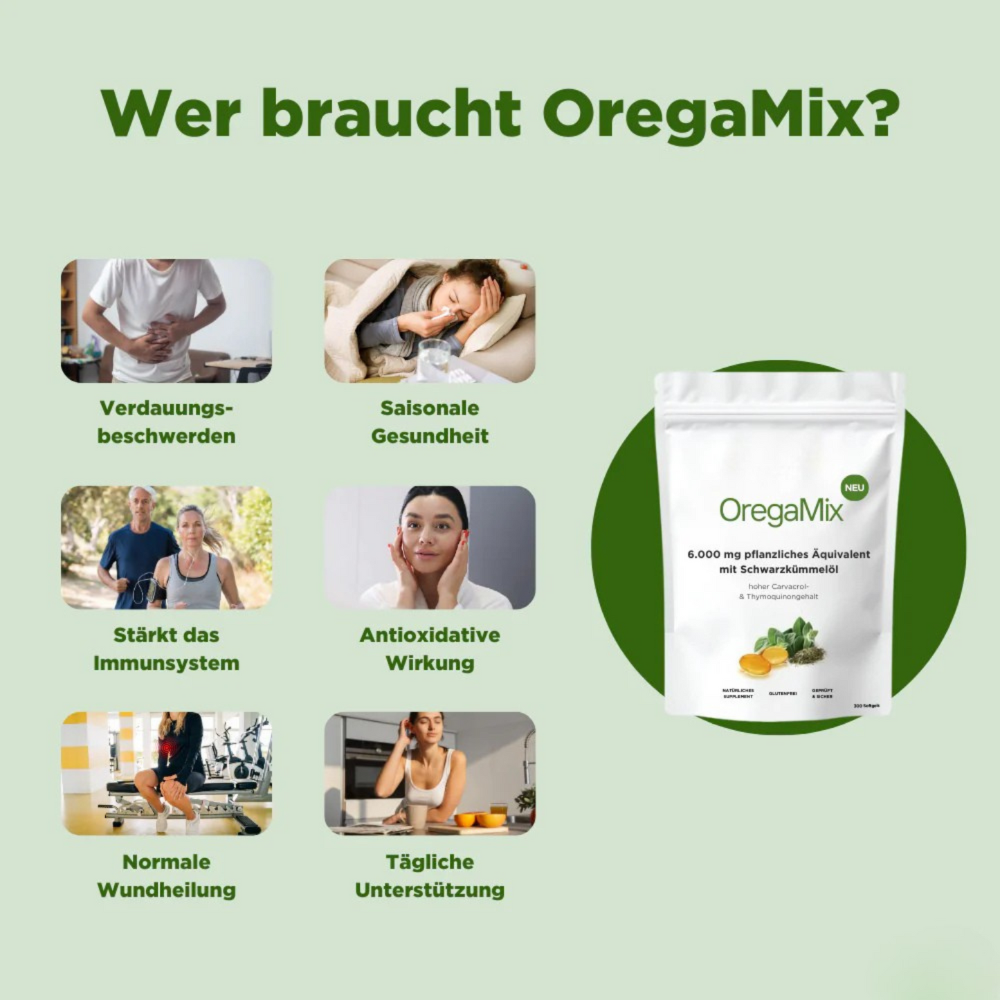 OregaMix - 2in1 Ölkomplex aus Oregano & Schwarzkümmel