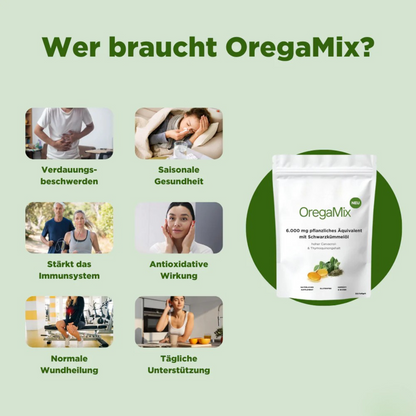 OregaMix - 2in1 Ölkomplex aus Oregano & Schwarzkümmel