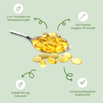 OregaMix - 2in1 Ölkomplex aus Oregano & Schwarzkümmel